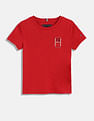 Tommy Hilfiger Kids Boys Logo Regular-Fit Cotton T-Shirt