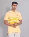 AD by Arvind Horizontal Stripe COOL-IT Real Deal Polo Shirt