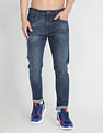 Flying Machine Slash Slim Tapered Fit Stone Wash Jeans