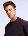 Flying Machine Solid Oversized Fit Sweatshirt
