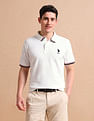 U.S. Polo Assn. Striped Slim Fit Polo Shirt