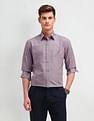 Arrow Newyork Slim Fit Windowpane Checked Shirt