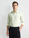 Arrow Newyork Horizontal Stripe Slim Fit Shirt