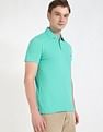 Tommy Hilfiger Solid Slim-Fit Cotton Polo Shirt