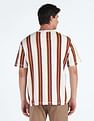 Flying Machine Vertical Stripe Oversized T-Shirt
