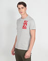U.S. Polo Assn. Denim Co. Brand Print Heathered T-Shirt