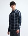 Flying Machine Tartan Checked Twill Shirt