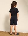 U.S. Polo Assn. Kids Boys Pure Cotton Mid Rise Shorts