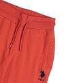 U.S. Polo Assn. Kids Boys Pure Cotton Solid Joggers