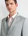 Arrow Solid Tailored Fit Three Piece Suit