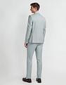 Arrow Solid Tailored Fit Three Piece Suit