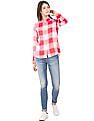 U.S. Polo Assn. Women Regular Fit Plaid Shirt