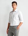 Arrow Manhattan Slim Fit Dobby All-Over Shirt