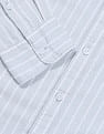 Flying Machine Vertical Striped Oxford Original Shirt