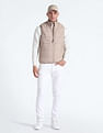 Flying Machine High Neck Sleeveless Quilted Jacket