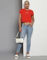Calvin Klein Outlined Stacked Logo Baby T-Shirt