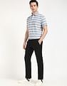Tommy Hilfiger Striped Regular-Fit Cotton Polo Shirt