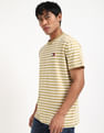 Tommy Hilfiger Logo Striped Regular-Fit Cotton T-Shirt