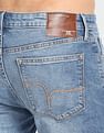 Flying Machine Michael Slim Tapered Fit Stone Wash Jeans