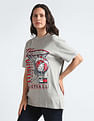 Tommy Hilfiger Crew Neck Oversized Basketball T-Shirt