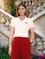 U.S. Polo Assn. Women Regular Fit Solid Polo Shirt
