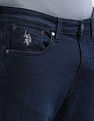 U.S. Polo Assn. Denim Co. Henry Tapered Fit Cropped Blue Jeans