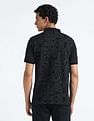 Flying Machine All Over Print Cotton Polo Shirt