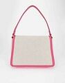 Tommy Hilfiger Solid Pink Polyester Hand Bags