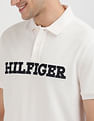 Tommy Hilfiger Monotype Applique Organic Cotton Polo Shirt
