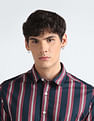 Flying Machine Vertical Stripe Cotton Shirt