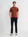 Arrow Sport Horizontal Striped Regular Polo Shirt