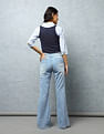 Flying Machine Women Ultra Wide Flare Mid Rise Jeans