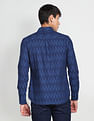 Flying Machine Geometric Patterned Shirt