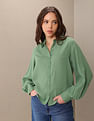 U.S. Polo Assn. Women Long Sleeve Solid Top