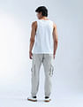 Flying Machine Solid Relaxed Fit Joggers