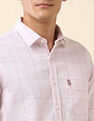 U.S. Polo Assn. Windowpane Checked Tailored Fit Shirt