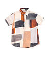 U.S. Polo Assn. Kids Boys Regular Fit Abstract Printed Shirt