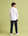 U.S. Polo Assn. Kids Boys Solid Sateen Shirt