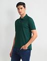 Arrow Sports Pure Cotton Textured Polo Shirt