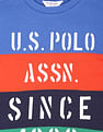 U.S. Polo Assn. Kids Boys Colour Block Crew Neck T-Shirt