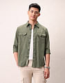 U.S. Polo Assn. Denim Co. Straight Fit Pure Cotton Shirt