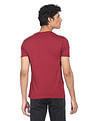 Flying Machine Crew Neck Slub Knit T-Shirt