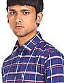 U.S. Polo Assn. Spread Collar Checked Casual Shirt