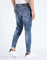 Flying Machine Mankle Slim Fit Acid Wash Jeans