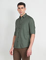 Arrow Sports Floral Print Cotton Casual Shirt
