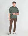 Arrow Sports Floral Print Cotton Casual Shirt