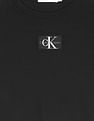 Calvin Klein Jeans Girls Black Crew Neck Logo T-Shirt