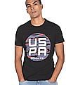 U.S. Polo Assn. Denim Co. Cotton Brand Print T-Shirt