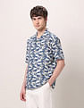 U.S. Polo Assn. Denim Co. Tropical Relaxed Fit Cuban Shirt