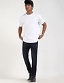 Calvin Klein Jeans Solid Regular-Fit Cotton T Shirt